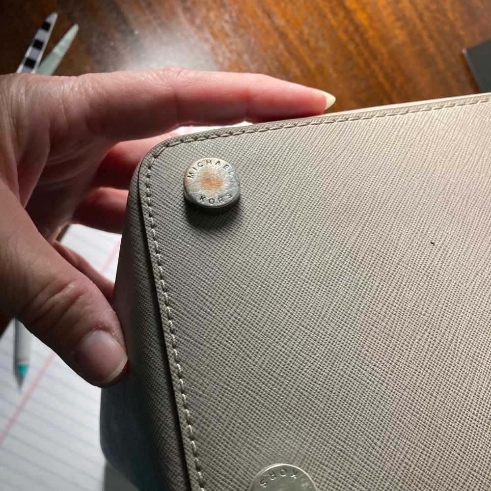 Michael Kors Grey Large Tote Bag MK - Picture 8 of 10